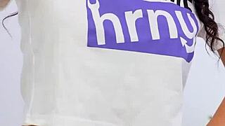 Sexy Amateur Latina Teen Masturbates For Boyfriend On Phone