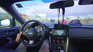 Can You Handle Flashing And Masturbation Dare In A Taxi?