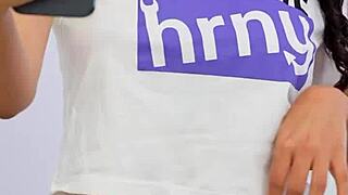 Sexy Amateur Latina Teen Masturbates For Boyfriend On Phone