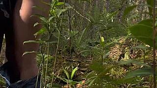 I-I licked that fat ebony bbw's pussy and ass in the woods, muff diving while she got fucked in bdsm fetish