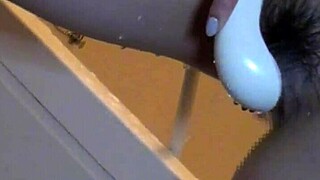 Sexually Active Asian Office Lady Blows At Work