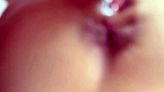 Amateur pink pussy 174 days after virginity loss, wet and shaved 😍. Couple explores homemade fun.