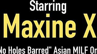 maxine x offers tight asshole to big cock