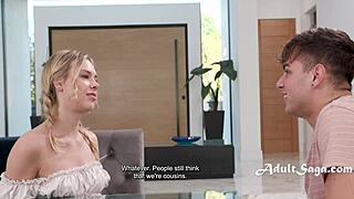 blonde teen likes her step cousinz pussy lips