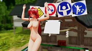 Naked Girl Dancing Part 1, Bouncing Boobs and Ass Outdoors