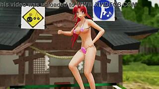 Naked Girl Dancing Part 1, Bouncing Boobs and Ass Outdoors