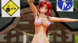 Naked Girl Dancing Part 1, Bouncing Boobs and Ass Outdoors