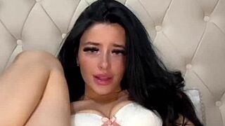 Watch this teen student masturbating alone? So horny!