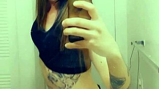 hot tranny touchin her clitty, slut