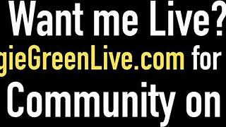 Maggie Green and Vyxen Steel in a production scene