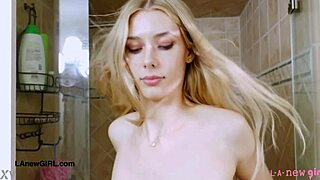 stunning blonde model, wanna see her after shower?