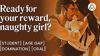 Naughty Student Distracts Professor After Class Dom Teacher Makes You Cum on Hard Cock