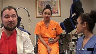 Mia Sanchez screams in hospital latex with big tits and handcuffs