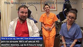 Mia Sanchez screams in hospital latex with big tits and handcuffs