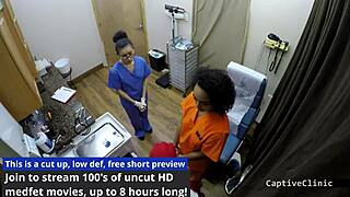 Mia Sanchez screams in hospital latex with big tits and handcuffs