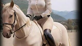 Oh My God, This Rich Blonde Milf Rides Cock Outdoors For Cumshot!