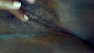 Chubby Amateur's Shaved Pussy Close-Up