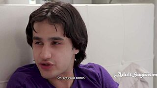 Does step mom intervene in step son's wankathon - Annie King?