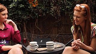 jodi taylor and pepper kester in real lesbian touching