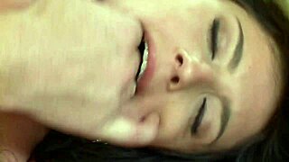 Young Girl Teases Tight Pussy In Doggy