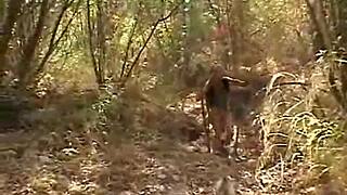 Outdoor teen lesbians licking pussy with teasing and masturbation