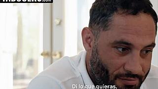 Can you believe the stepdaughter is making me bounce on this huge cock? It's so provocative!