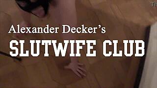 gagging whore action masked slut karla rose with big natural boobs goes on her knees for brutal sloppy deepthroat facefuck