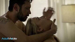 Anna Claire Clouds seduces her stepdad in bed then takes a wild pounding