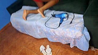I caught the maid topless and offered money for her ass