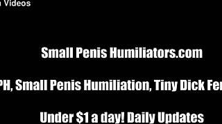 Mistress Humiliates Slave With Tiny Dick