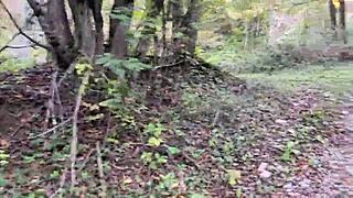 outdoor forest rough sex spanks teen pussy to cum squirt