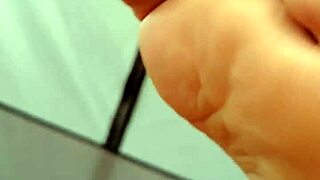 Big booty hottie worships ass in cowgirl striptease.