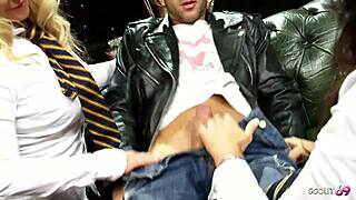 cosplay uniform ffm threesome with big boobs girls