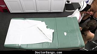 The doctor needs much more than just examination from the teen 18+ patient - doctorbangs