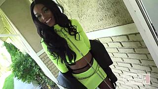 OMG CHOCOLATE BABE CHENAL SKYE TAKES THAT BIG DICK UP THE ASS