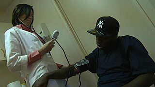 Dr. Ventura, examine this young black dude's big cock pressure?