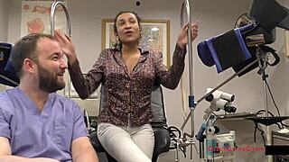 Miss Mars explores intense dildo sex in fetish research