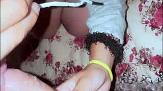 I felt so excited going to my stepsister's room to eat her beautiful big ass while watching TV