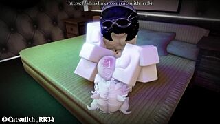 Rough Valentines sex session with tits and doggystyle