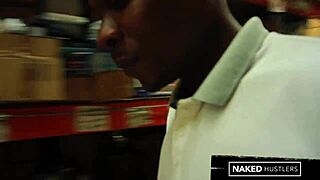 Curly Haired Latina College Girl Sucking Black Dick In Public For Fun