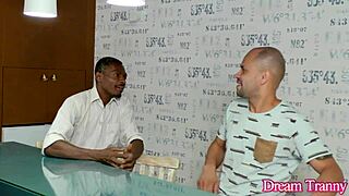 Sweet Trans Babe Maira Dimov Enjoyed by Two Men in Intimate Encounter