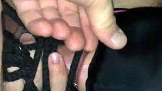 I'm bound and masked, suckin this big cock in bondage