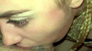 Mermaid gives a dirty, sloppy facefuck blowjob to her submissive partner