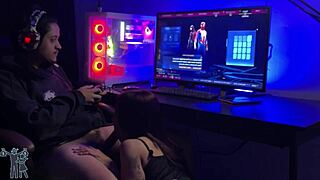 Wife competing against Marvel Spider-Man 2 in hardcore homemade game
