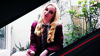 voyeur teen 18+ spied fucking teacher and got caught in hardcore action