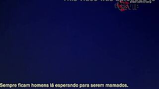 chupando desconhecidos, engolindo porra e beijando o corno no gloryhole 17 - trailer 😈