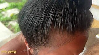 POV PUBLIC BLOWJOB at the pool with FACIAL CUMSHOT