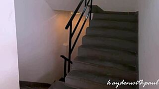 Athletic Amateur Bends Over For Risky Hotel Hallway Fuck