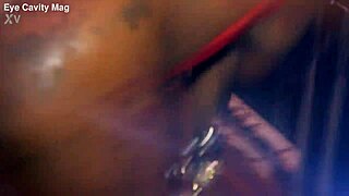 I watched this ebony beauty strip at the holiday party, her ass and pussy on display as clothes ripped.