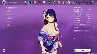 hey, check out this genshin raiden nude yukata mod by hexi wang, looks so cool